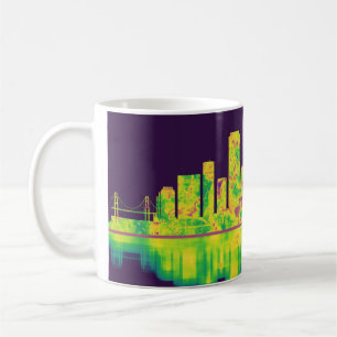San Francisco California Skyline Kaffeetasse