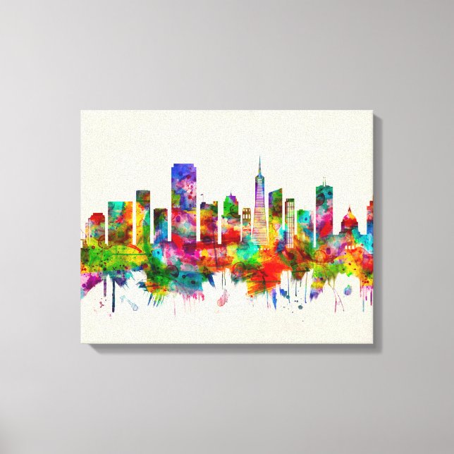 San Francisco California Skyline Leinwanddruck (Vorderseite)