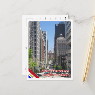 San Francisco - California Street - USA - Postkarte