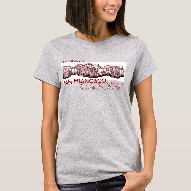 San Francisco California T-Shirt (Vorderseite)