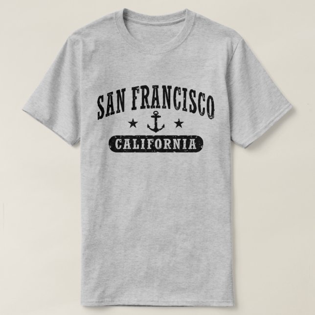 San Francisco California T-Shirt (Design vorne)