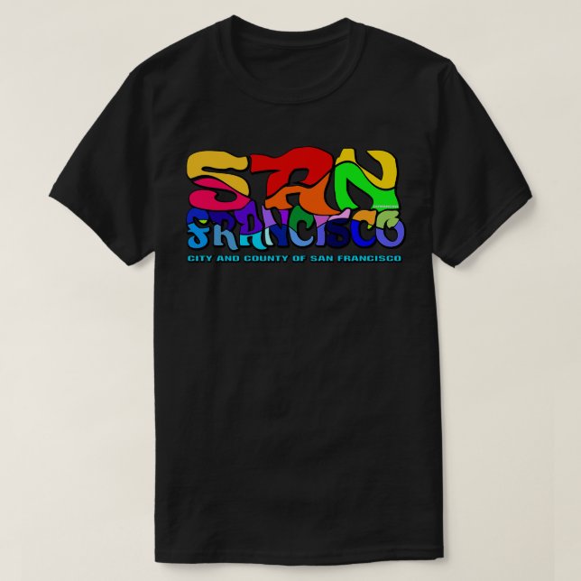 San Francisco Californiaca T-Shirt (Design vorne)