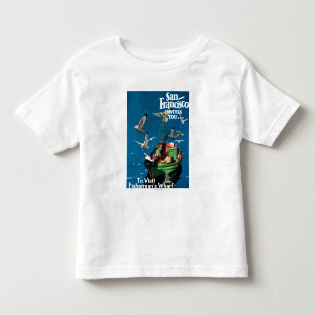 San Francisco, CaliforniaFishermans Kai Kleinkind T-shirt (Vorderseite)
