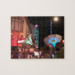 San Francisco Castro Sign #1-2 Jigsaw Puzzle
