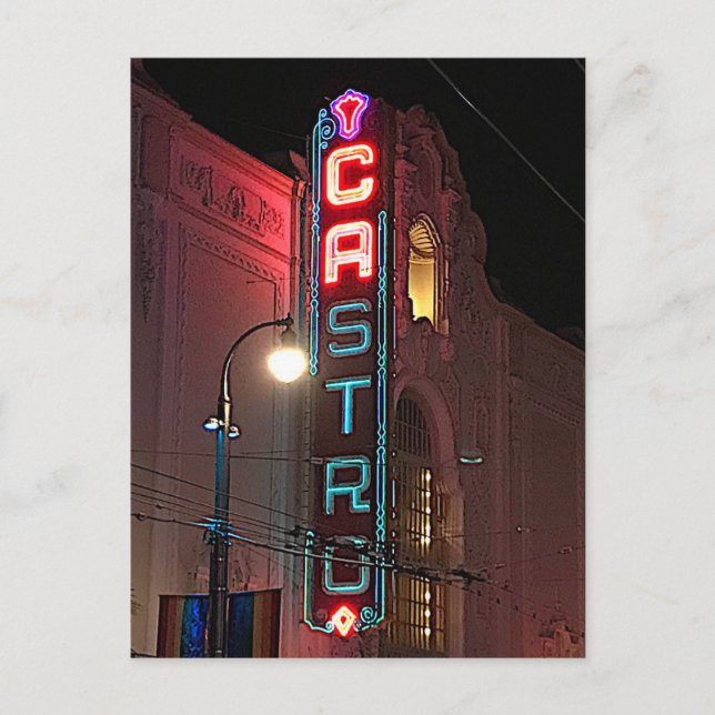 San Francisco Castro Sign #3-2 Postcard Postkarte (Vorderseite)