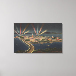 San Francisco, CATreasure Island auf der Intl Expo Leinwanddruck