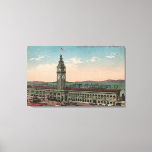 San Francisco, CAUnion Fähren-Anschluss-Gebäude Leinwanddruck
