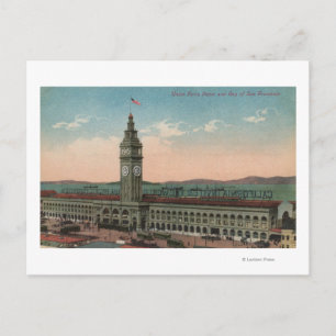 San Francisco, CAUnion Ferry Terminal Gebäude Postkarte