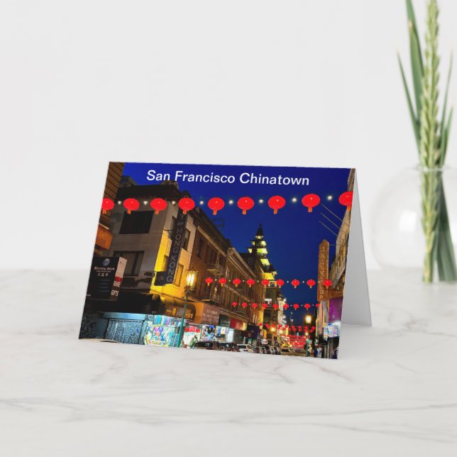 San Francisco Chinatown #11 Card Karte (Vorderseite)