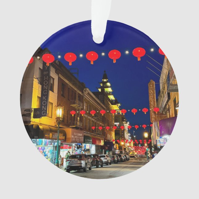 San Francisco Chinatown #11 Ornament (Vorderseite)