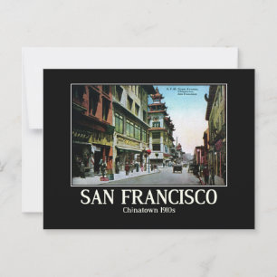 San Francisco Chinatown 1910er Postkarte