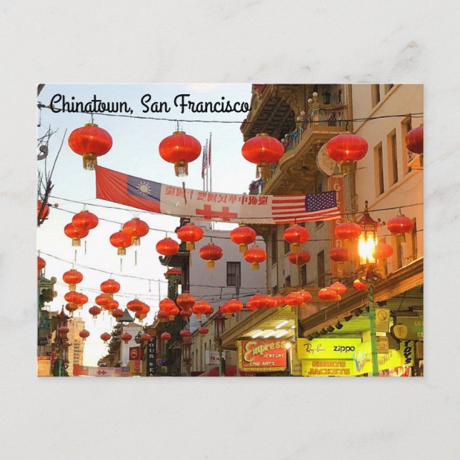 San Francisco Chinatown #5-2 Postcard Postkarte (Vorderseite)