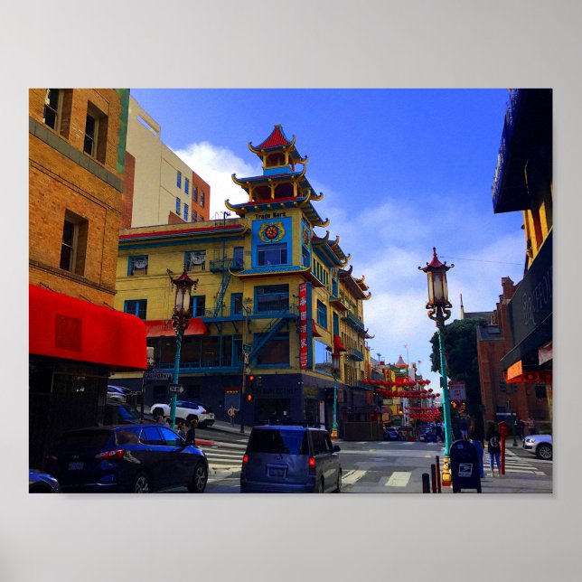 San Francisco Chinatown #8 Poster (Vorne)
