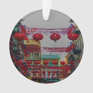 San Francisco Chinatown Lanterns #4 Ornament