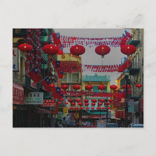 San Francisco Chinatown Lanterns #4 Postcard Postkarte