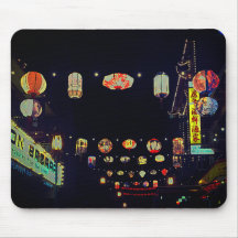 San Francisco Chinatown Lanterns #5 Mouse Pad