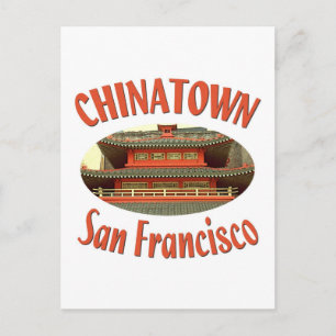 San Francisco Chinatown Postkarte