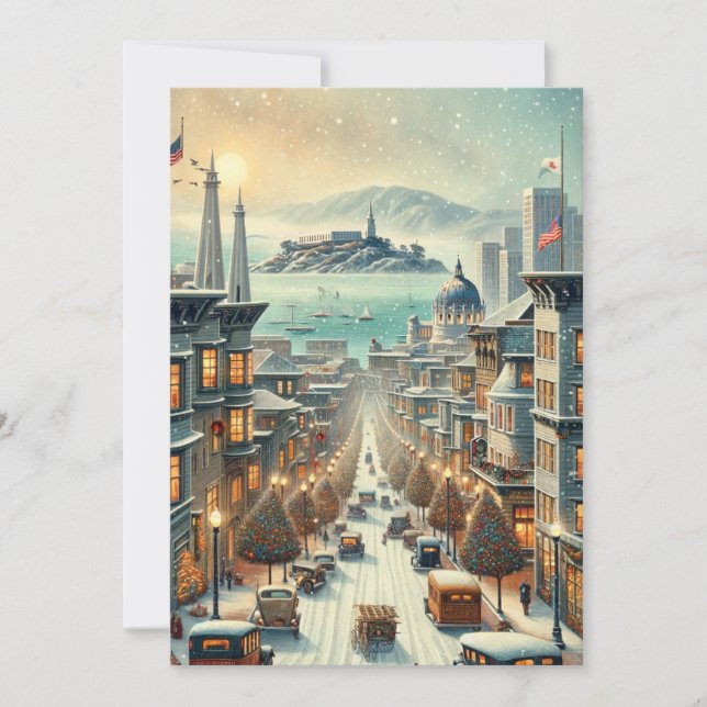 San Francisco Christmas Elegance - Karte (Vorderseite)