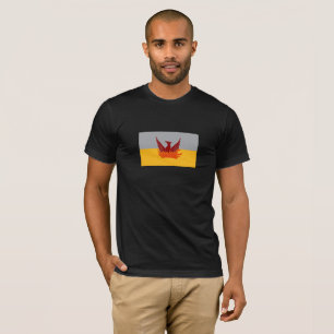 San Francisco City Fog & Gold Flag T-Shirt