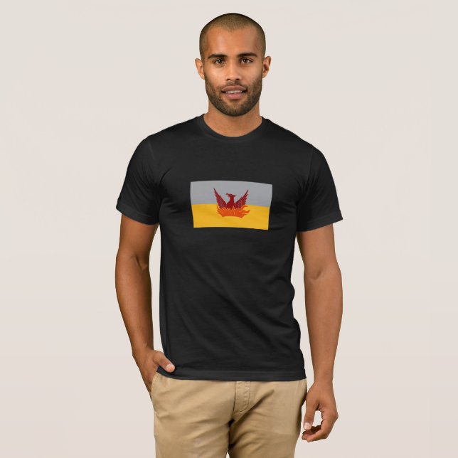 San Francisco City Fog & Gold Flag T-Shirt (Vorne ganz)