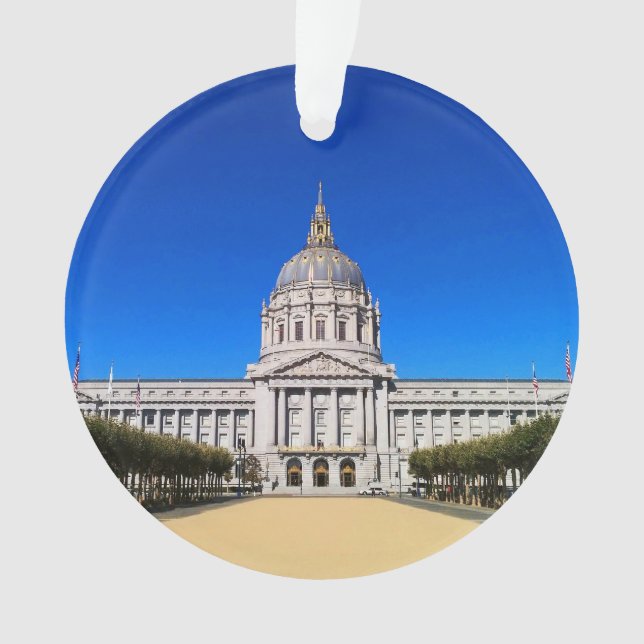 San Francisco City Hall #1 Ornament (Vorderseite)