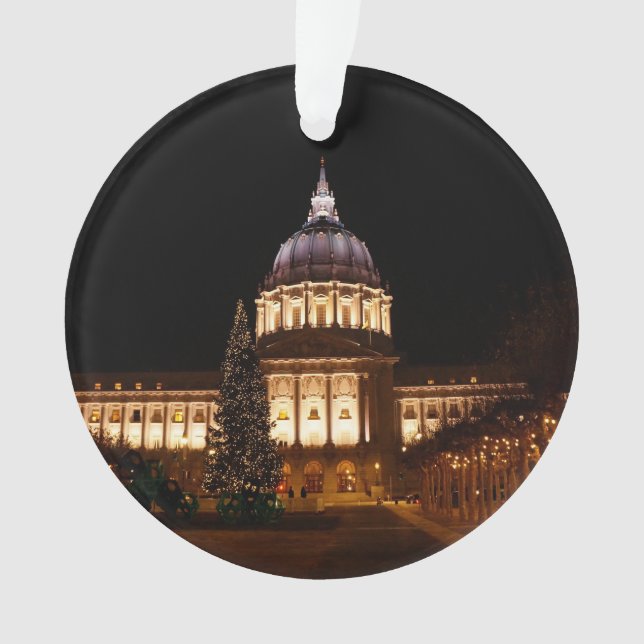 San Francisco City Hall #2 Ornament (Vorderseite)