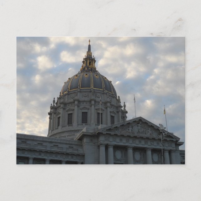 San Francisco City Hall Postkarte (Vorderseite)