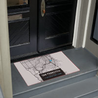 San Francisco City Map + Ort markieren