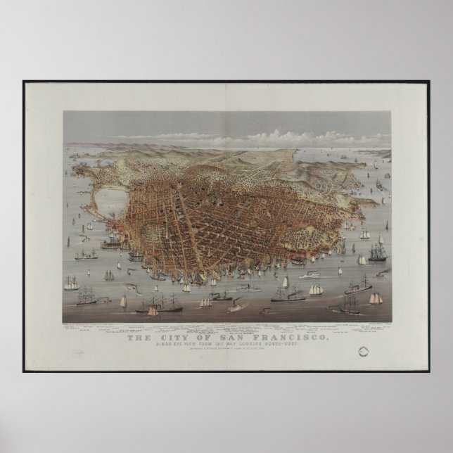 San Francisco City View Poster (Vorne)