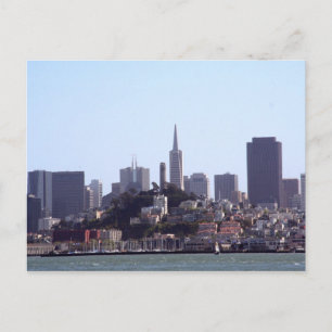 San Francisco City View Postkarte