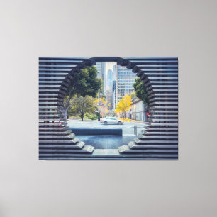 San Francisco Cityscape durch Metallrahmen Leinwanddruck