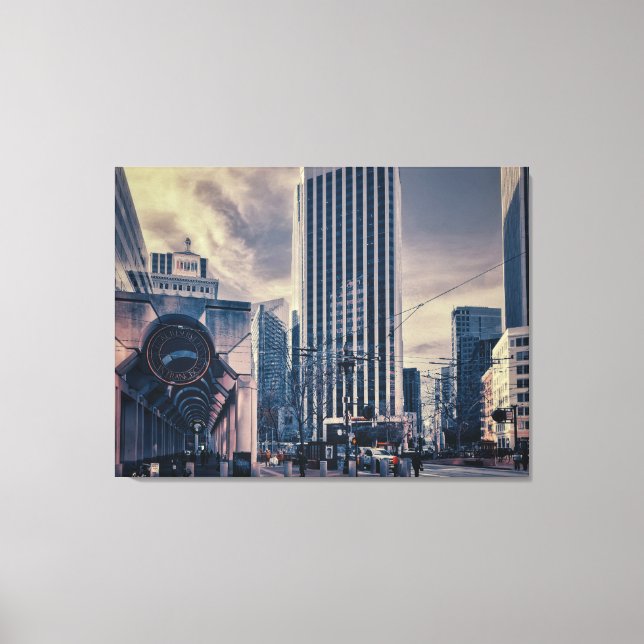 San Francisco Cityscape Leinwanddruck (Vorderseite)