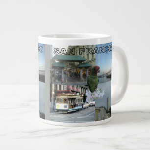 San Francisco Collage Jumbo-Tasse