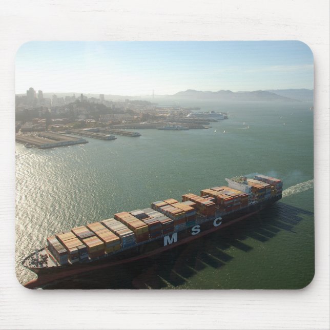 San Francisco Containerschiff Mousepad (Vorne)