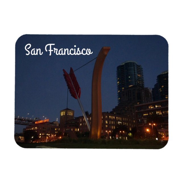 San Francisco Cupid's Span #3 Magnet (Horizontal)
