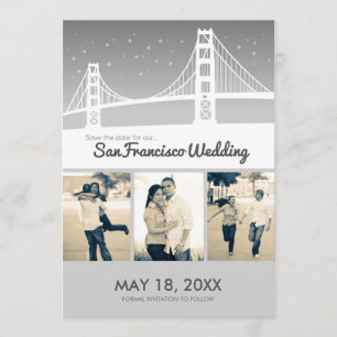 San Francisco, das Save the Date Wedding ist
