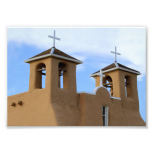 San Francisco de Asis Mission Bell Towers, Taos Fotodruck