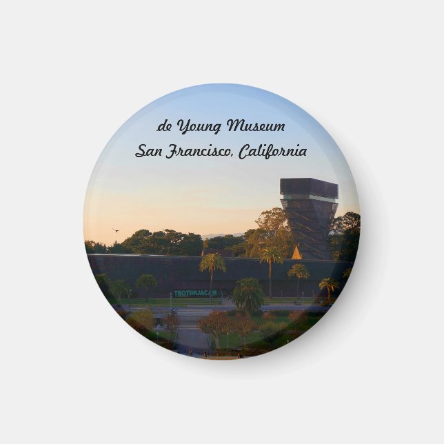 San Francisco de Young Museum #3 Magnet (Vorne)