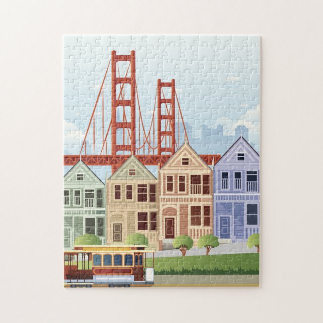 San Francisco | die gemalten Damen Puzzle (Vertikal)