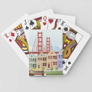San Francisco   die gemalten Damen Spielkarten