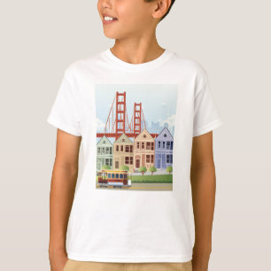San Francisco   die gemalten Damen T-Shirt