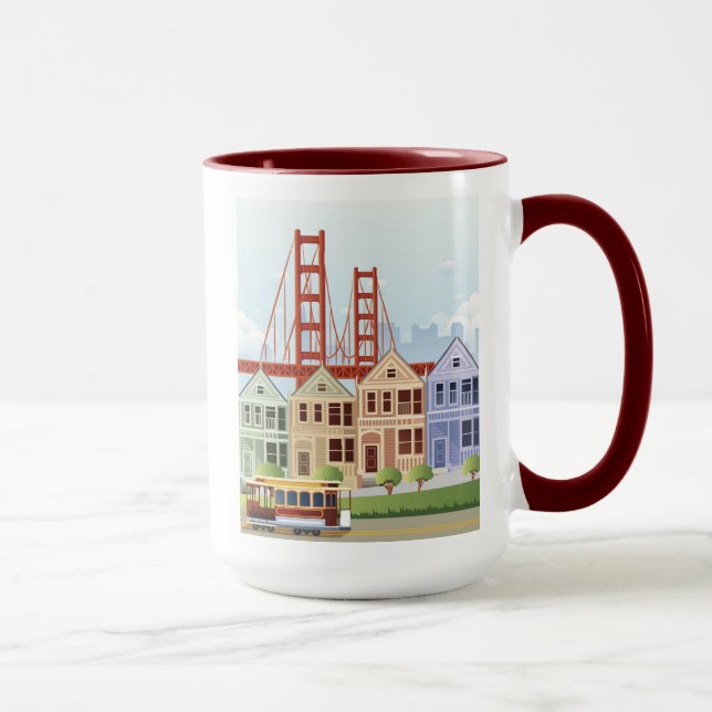 San Francisco | die gemalten Damen Tasse (Rechts)