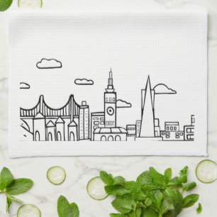 San Francisco Dishtowel Geschirrtuch