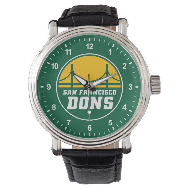 San Francisco Dons Armbanduhr (Vorderseite)