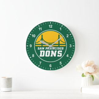 San Francisco Dons Große Wanduhr