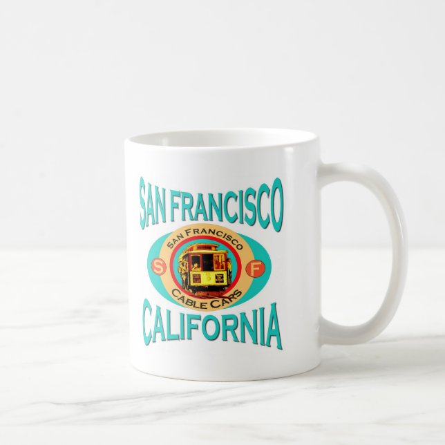 San Francisco Drahtseilbahn Tasse (Rechts)