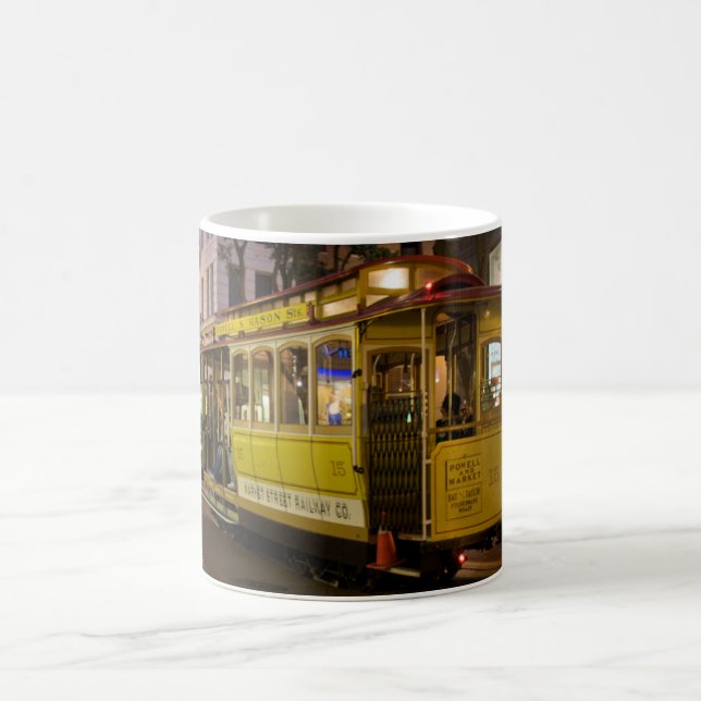 San Francisco Drahtseilbahn-Tasse Kaffeetasse (Mittel)