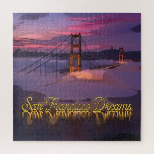 "San Francisco Dreams" Golden Gate Bridge Sonnenun Puzzle