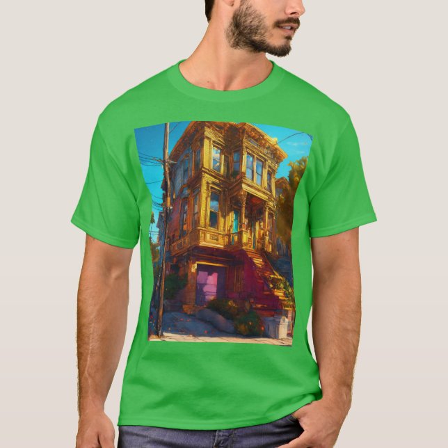 San Francisco Dreamscape Fire & Ice Line T-Shirt (Vorderseite)
