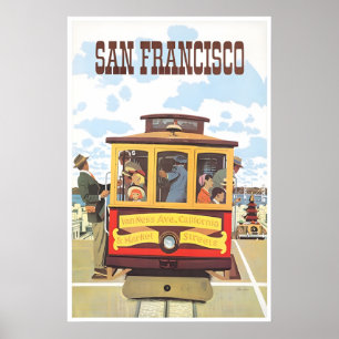 San Francisco Druck California Reiseplakat Poster